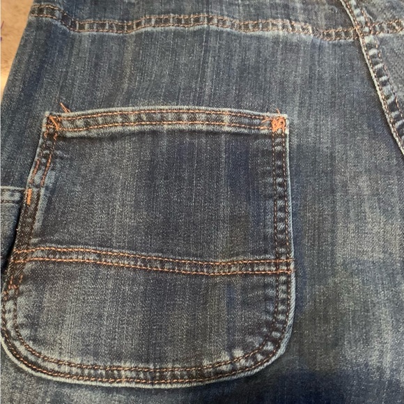 Women's Carhartt Bibs Overalls Jean Bootcut Size Small - Picture 5 of 7